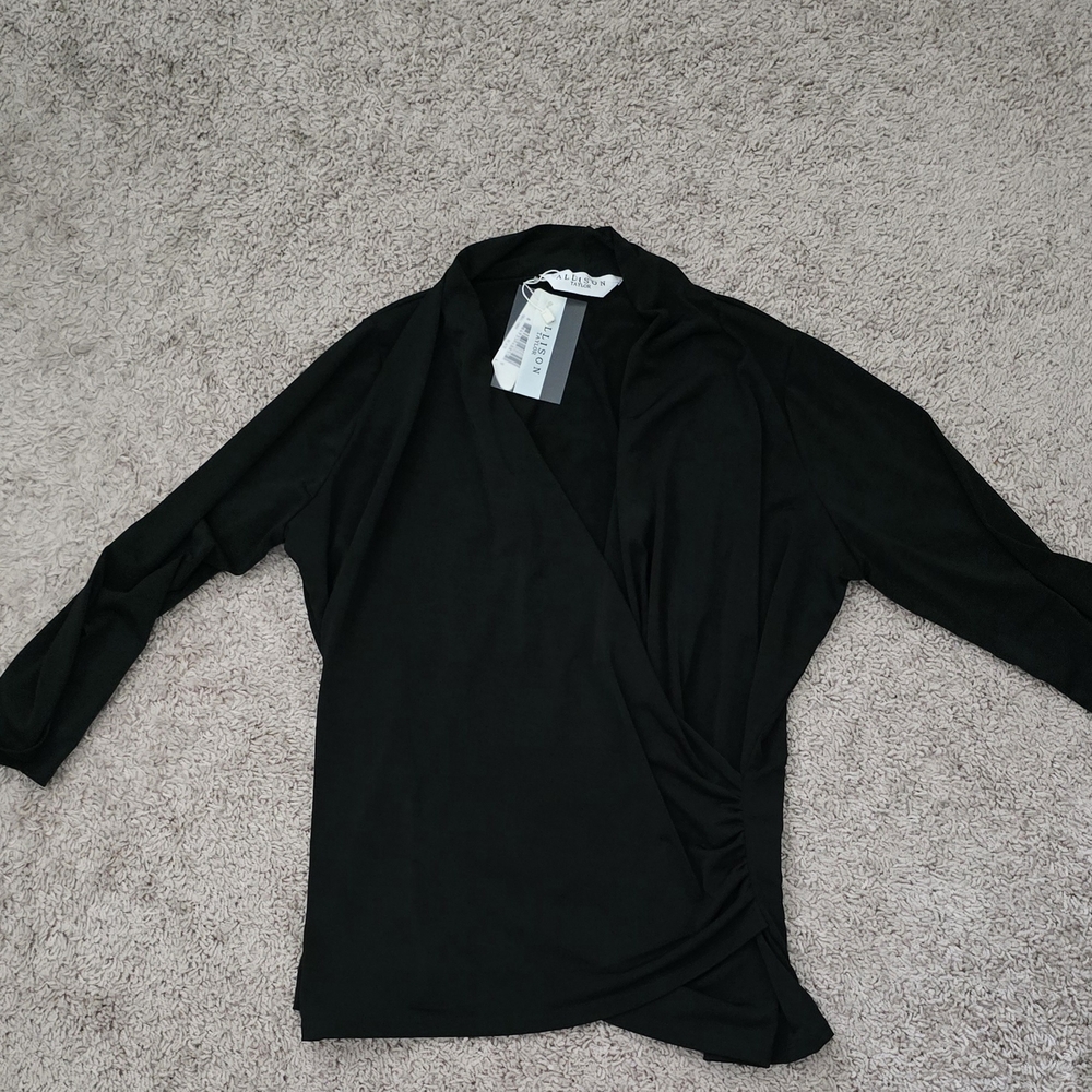 Taylor Classic Black Blouse